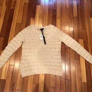 Buffalo David Bitton light baby pink sweater NWT